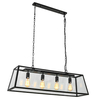 Lampa wisząca Italux Laverno MD-102721-4-B Czarny mat