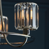 Lampa sufitowa Endon Lighting Berenice 104107 nikiel