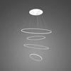 Lampa wisząca Ledowe Okręgi No.4 100cm 4k biała Dali