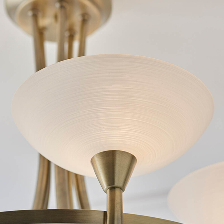 Lampa sufitowa Endon Lighting Cagney CAGNEY-5AB mosiądz