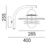 OSLO 240 BLACK E27 LED 9W
