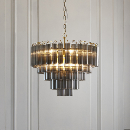 Lampa wisząca Endon Lighting Toulouse 114197 mosiądz