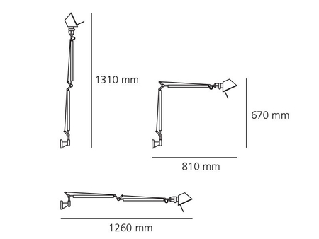 Kinkiet Artemide A001000 Tolomeo