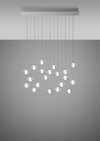 Lampa wisząca Fabbian F32A2900 Multispot Beluga-Rosone 900x150 20L.