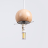 Sollux Lighting Lampa wisząca POMPELMO naturalne drewno SL.0393