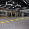 Lampa LED Hexagon Blaupunkt 230W geometryczny panel sufitowy led 4000K CRI90 w kształcie plasta miodu