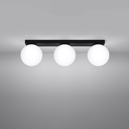 Sollux Lighting Plafon YOLI 3 czarny SL.1153