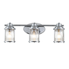 Kinkiet Ashland Bay - 3 źródła światła - Polerowany chrom Quintiesse QN-ASHLANDBAY3-PC-BATH