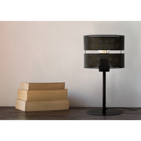 Lampa stołowa Kaja ZIMBO K-5226 czarny, złoty
