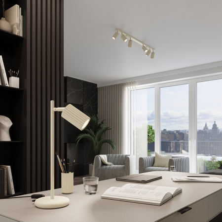 Sollux Lighting Lampa biurkowa KARBON beżowa SL.1605