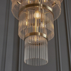Lampa wisząca Endon Lighting Marietta Grand 112793 mosiądz