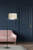 Lampa podłogowa HILDE LP1 BL WHITE Emibig 1052/LP1 biały/czarny
