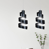 Lampa wisząca SAGA 2 BLACK Emibig 352/2 czarny