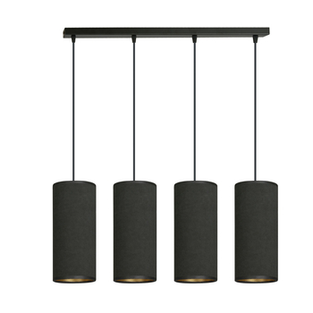 Lampa wisząca BENTE 4 BL BLACK Emibig 1067/4 czarny