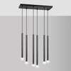 Lampa wisząca SELTER 6 BLACK Emibig 552/6 czarny