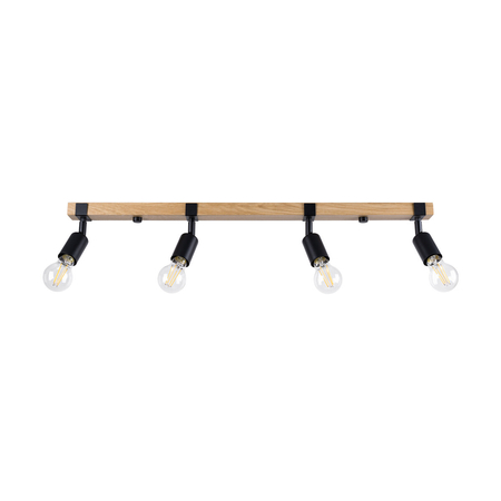 Sollux Lighting Plafon ZUCA 4 czarny SL.1298