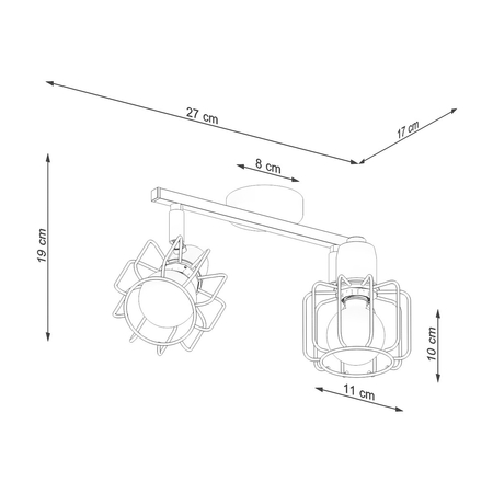 Sollux Lighting Plafon BELUCI 3 biały SL.1113