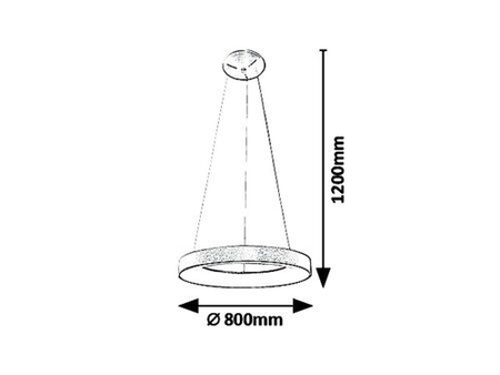 Lampa wisząca Rabalux Carmella 5055 złoty