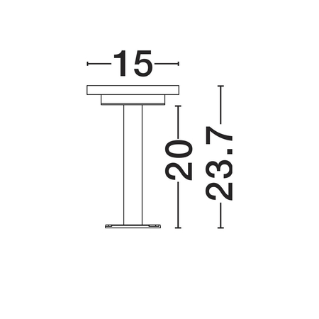 Lampa ogrodowa Luces Exclusivas ALONVIA LE75154 czarny