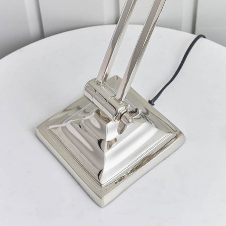 Lampa stołowa Endon Lighting Raskin EH-RASKIN-TL nikiel