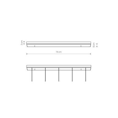 CAMELEON CANOPY B 780 Nowodvorski 8561 czarny