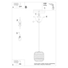 Sollux Lighting Lampa wisząca FOST SL.1252