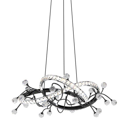 Lampa wisząca Zuma Line MD3481-1S-3BCT MAIA LAMPA WISZĄCA CZARNA/BLACK