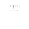 Uchwyt do montażu podtynkowego szyn PROFILE RECESSED FIXING Nowodvorski 8805 stalowy