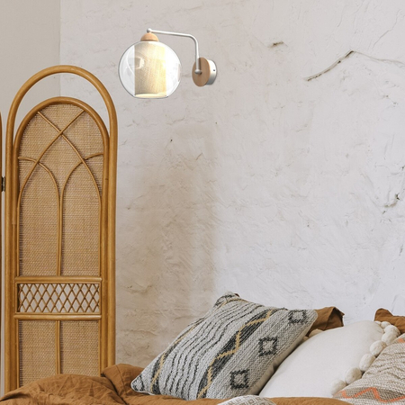 Milagro Kinkiet TELA 1xE27 MLP7954 BIAŁY