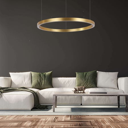 Lampa wisząca Midway duża 1xLED złota LP-033/1P L GD