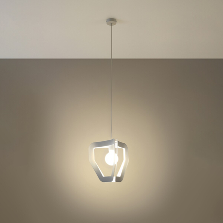 Sollux Lighting Lampa wisząca TRES biała SL.0929