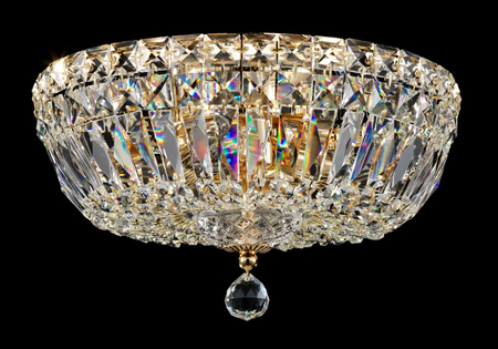 Żyrandol Maytoni DIA100-CL-03-G Basfor - Złoto antyczne