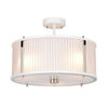 Lampa wisząca Elstead Lighting Corona biały/szary DL-CORONA-3P-WPN