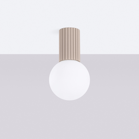 Sollux Lighting Plafon HALO taupe IP44 SL.1743