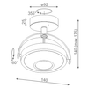Reflektor AQForm Ceres Aqled Lens 230V Spot Biały Struktura