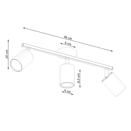 Sollux Lighting Plafon LEMMI 4L biały SL.1227