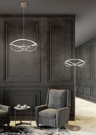 Lampa wisząca Trio 321210108 złoty