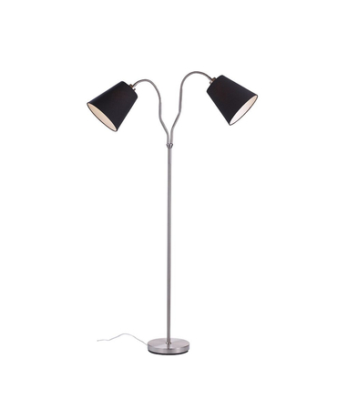 Lampa podłogowa Markslöjd MODENA 105248 czarny/srebrny