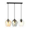 Lampa wisząca ISTAR 3 BL MIX Emibig 678/3 czarny/złoty