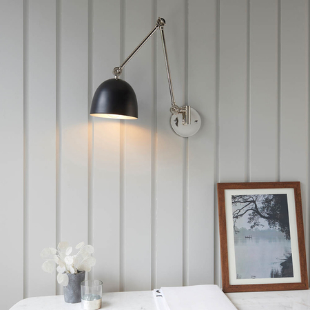 Kinkiet Endon Lighting Lehal 93431 nikiel