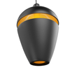 Lampa wisząca Maxlight COMETSHINE P0471 czarny/złoty