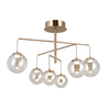Lampa wisząca Italux Velada PND-34381-6-HBR Złoty