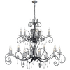 Żyrandol Elstead Lighting Amarilli patyna AML15-BLK-SILVER