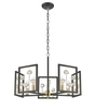 Lampa wisząca Zuma Line CAROLINE P0541-05A-SDAC MATT BLACK / FRENCH GOLD / CLEAR