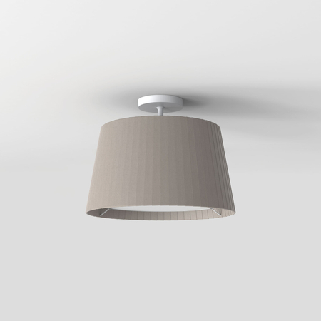 Klosz/Abażur Astro Tapered Round 400 Pleated 5002010 Piaskowa (Szarobeżowa) Tkanina