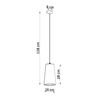 Sollux Lighting Lampa wisząca ceramiczna GULCAN SL.0849