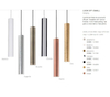 Lampa wisząca IdealLux 141817 Look SP1 SMALL Oro