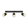 Sollux Lighting Plafon NERO 4 czarny/chrom SL.1067