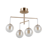 Lampa wisząca Italux Velada PND-34381-4-HBR Złoty