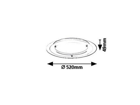 Lampa sufitowa Rabalux Lorna 3488 biały